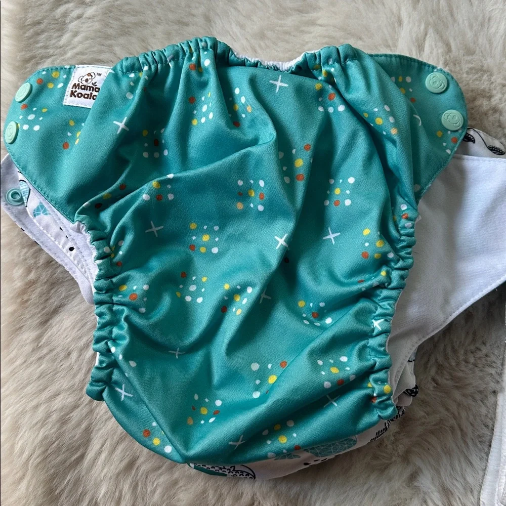 Adorable Elephant and Whale Diaper Covers Set